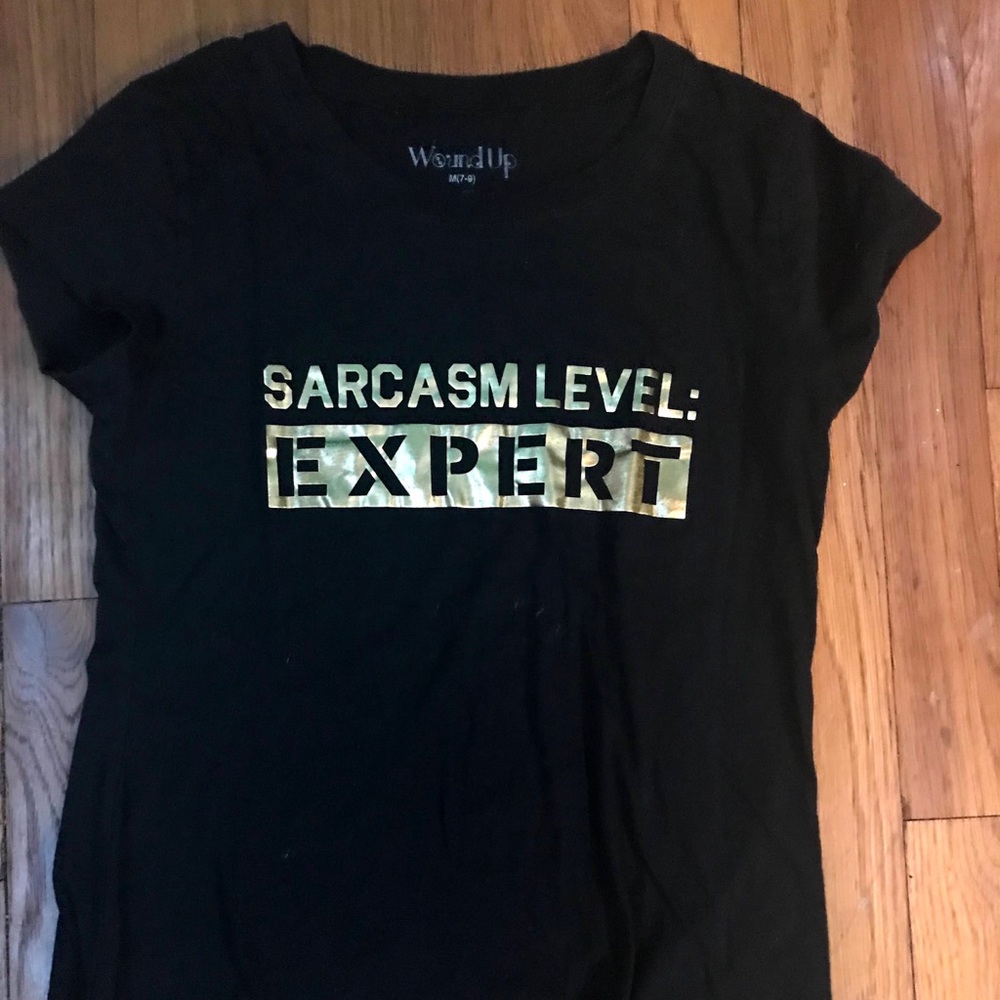 Wound Up Sarcasm Level: Expert shirt- like new